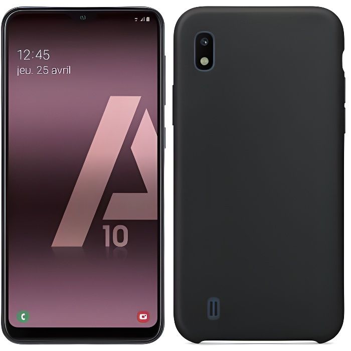 Coque Silicone Samsung Galaxy A10 Souple Noire