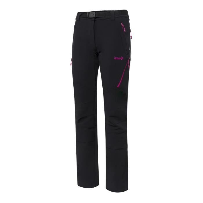 Pantalon de trekking Valluna Noir-Rose Taille XXL