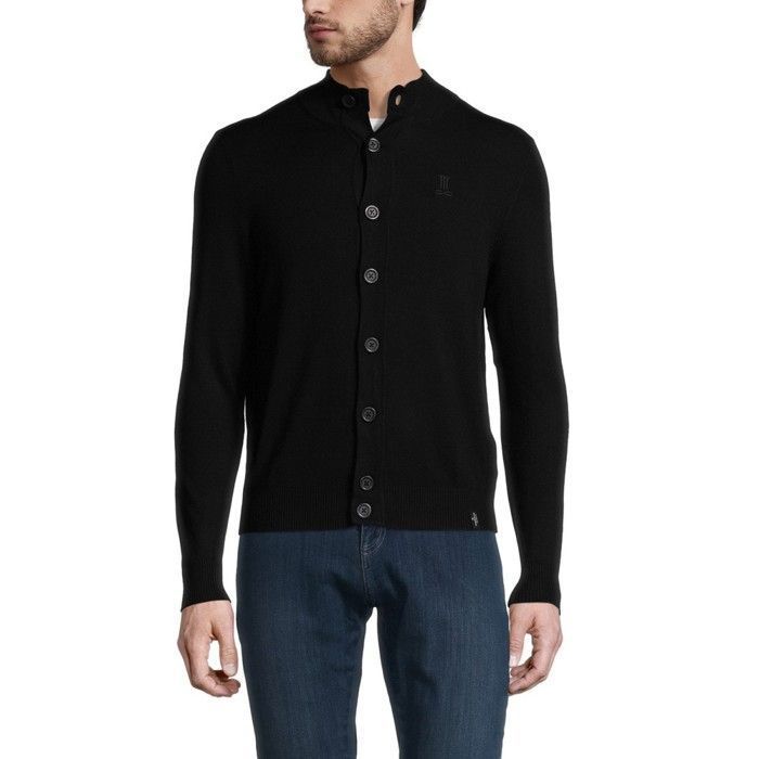 Torrente Couture Gilet boutonné uni Leo Noir Homme