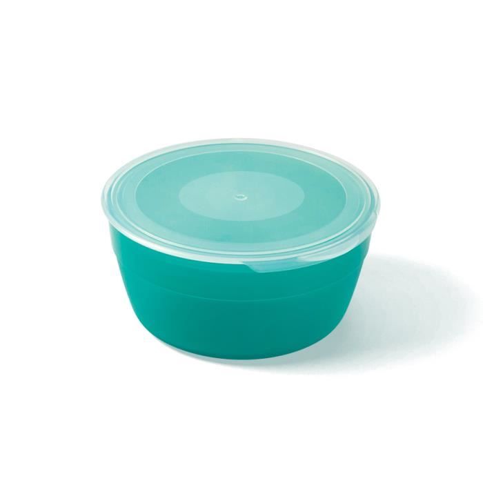 MILL'O BÉBÉ 1 lot de 3 boîtes de conservation micro-ondable 45 cl Polypropylène menthe