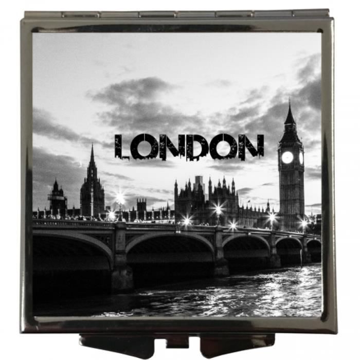 Miroir de Poche Carré - Londres - Royaume-Unis Big Ben Westminster f-a