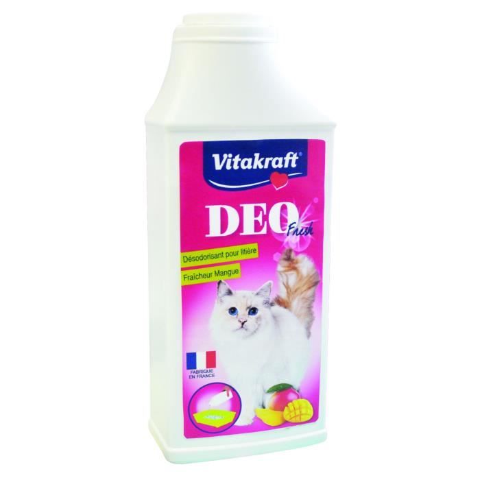 VITAKRAFT Désodorisant poudre litière chat mangue 375 g