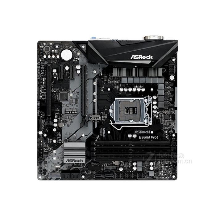 Carte mère ASRock B360M Pro4 Intel B360 LGA 1151 4xDDR4 128GB Micro ATX - Asrock