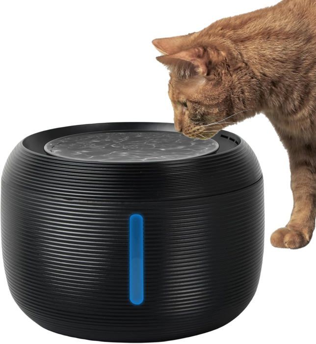 Meilleurs prix pour Fontaine a Eau Chat,2.5L Fontaine à Eau pour Chat Ultra Silencieuse,Distributeur Eau pour Chat Chien,Fountaine d'eau Chat,Noir