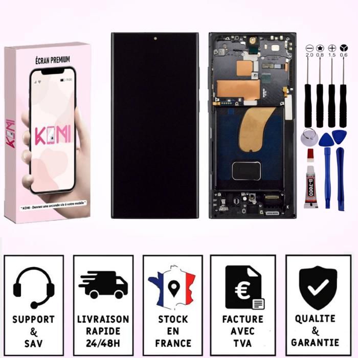 Kit écran LCD + Vitre Tactile Pour Xiaomi Redmi 12 4G – Noir (remplacement Qualité Premium)