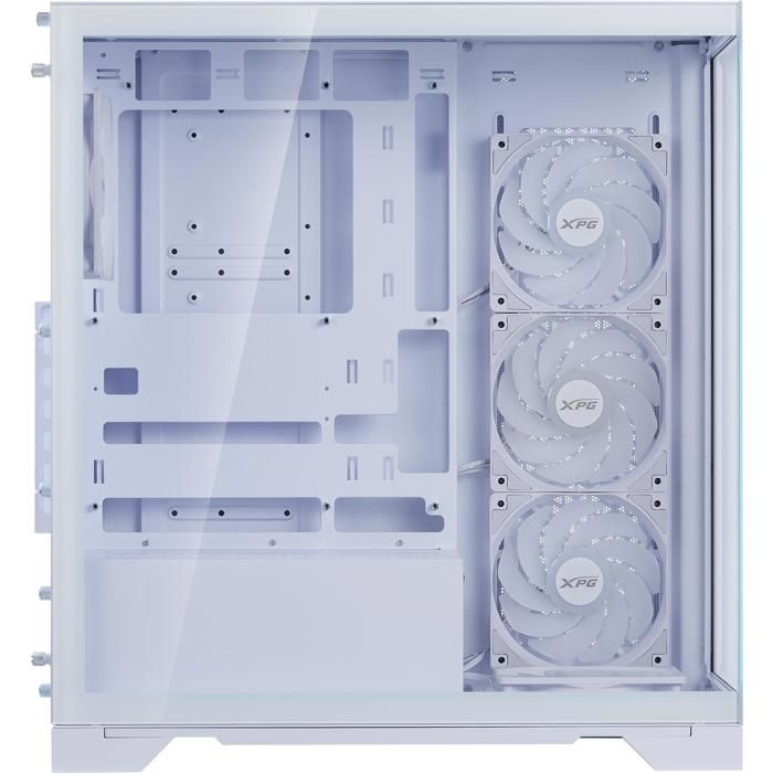 ADATA XPG Invader X BTF - Boîtier PC Midi Tower Blanc Mat ATX/mATX/mITX 5×120mm ARGB USB-C