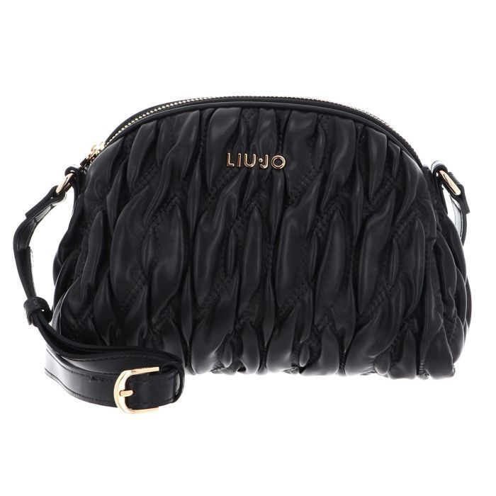 LIU JO Sac à épaule bandoulière noir pour femme - Aide Crossbody Bag M Nero 312864