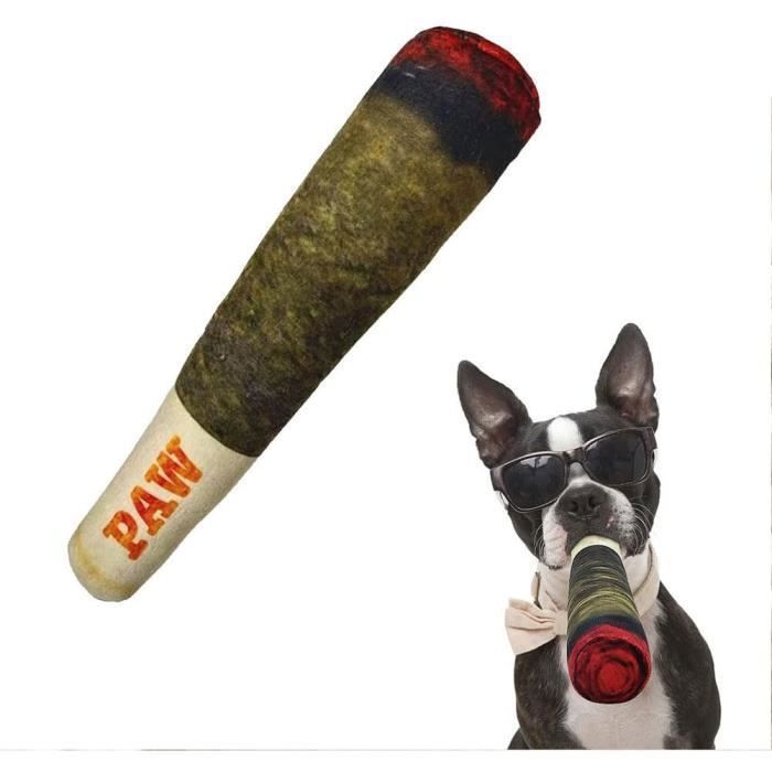 Comparer les prix de Jouet pour Chiens Réaliste Drôle Drôle de Chien de Cigare Jouets en Peluche Jouets Interactifs â Mâcher pour Multicolore JOUET