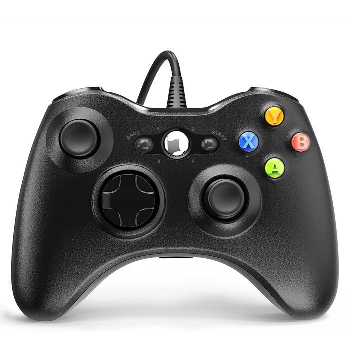 Manette de jeu - Froggiex - Filaire - Compatible PC et Xbox 360 - Câble 17 m