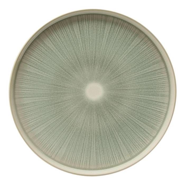 Lot de 4 Assiettes Eva vert - Atmosphera Créateur dintérieur