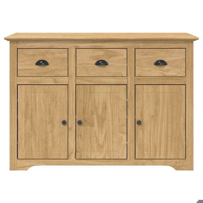 SALALIS - Buffet BODO Marron miel 1155 x 44 x 80 cm Bois dingénierie