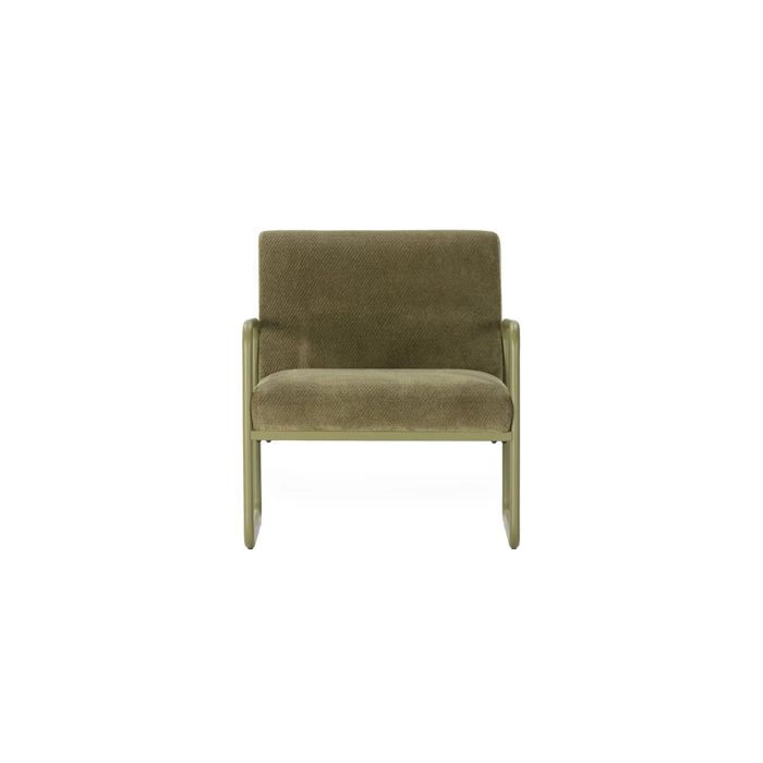 ORIO - Chaise pieds en métal - Vert