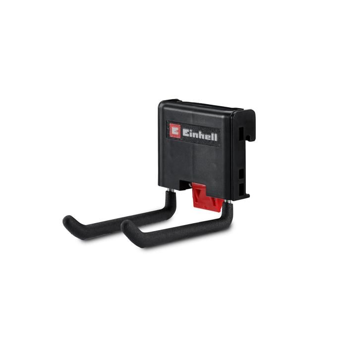 Einhell Crochet double E Case support pour E Case avec rail latéral charge max. 5 kg fixation à clips
