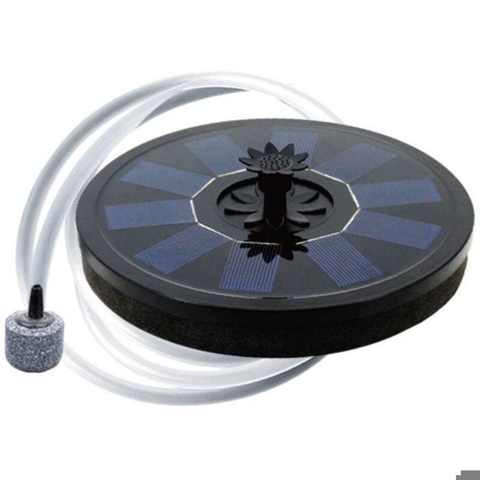 Aérateur détang solaire pompe flottante à oxygène 5V/1.5W – Pour aquariums et bains doiseaux – Écologique et économique