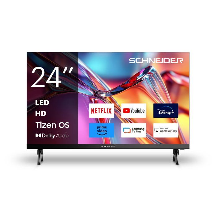 Téléviseur D LED 24 SCHNEIDER 24A2TVG Smart Tizen 1366x768 HDMIx3 USBx2
