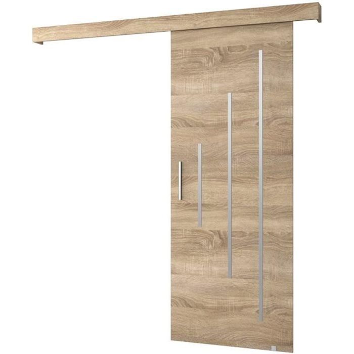 ABIKSMEBLE Salwador Y Système de Porte Coulissante avec Cache Rail et ...