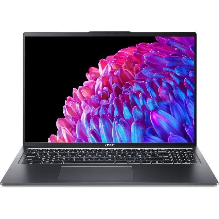 ACER Swift Go 16 SFG16 72 Ordinateur Ultra Portable Copilot 16'' WQXGA IPS 60Hz Intel Core Ultra 5 RAM SSD Intel Graphics Windows 11 Laptop Finition Métal - vue 9
