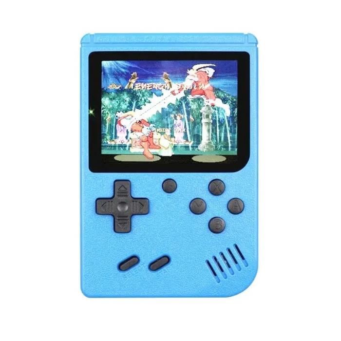 Bleu - Mini console de jeu vidéo portable rétro pour enfants