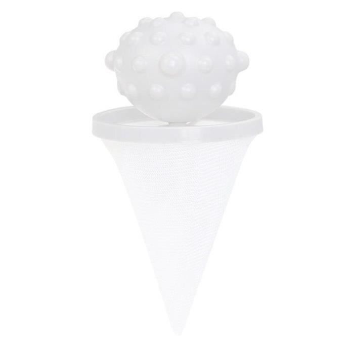 Balle de couleur blanc Boule de Nettoyage De Lessive, Sac Filtrant En ...