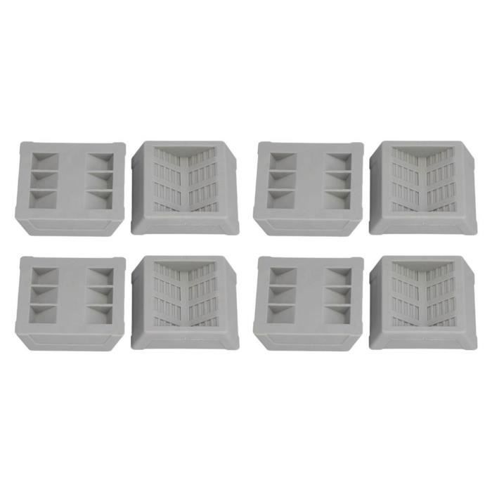 Lot De 12 Petites Roulettes De 25 Mm Pour Meubles - En Plastique Gris