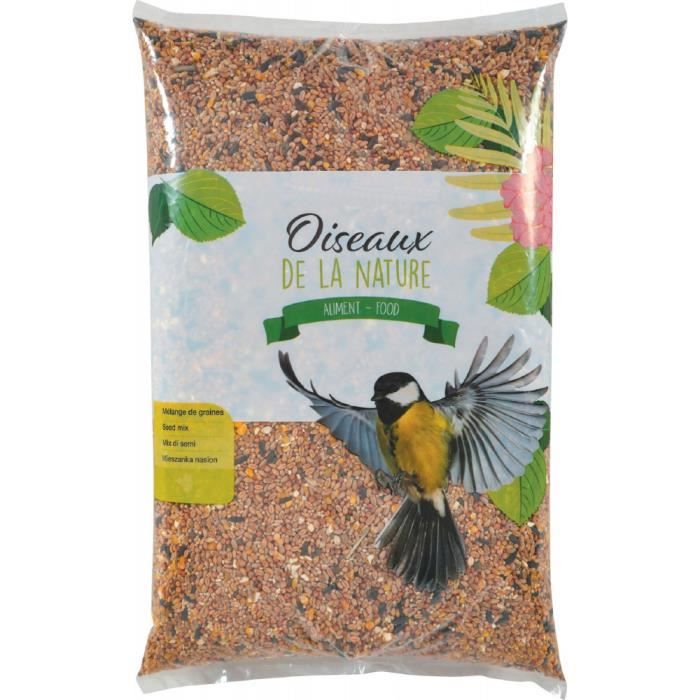 Mélange de graines pour oiseaux de jardin. sac 2 kg. - animallparadise 25 -  Cdiscount Animalerie