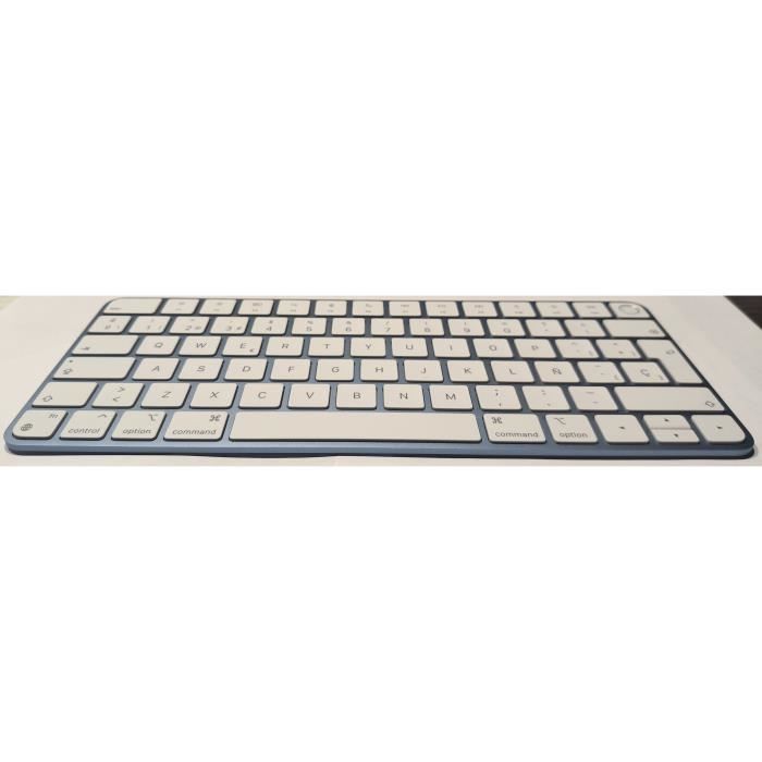 Magic Keyboard bleu avec Touch ID pour les Mac avec puce Apple Espagnol Cdiscount Informatique