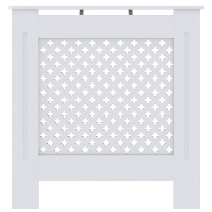 Cache Radiateur Tectake Vila 172,3 X 19 X 82 Cm - Design Lattes Bois, Sécurité Enfants, Étagère Intégrée
