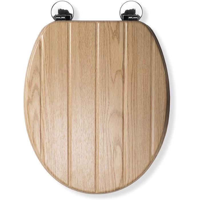 Abattant wc deals effet bois