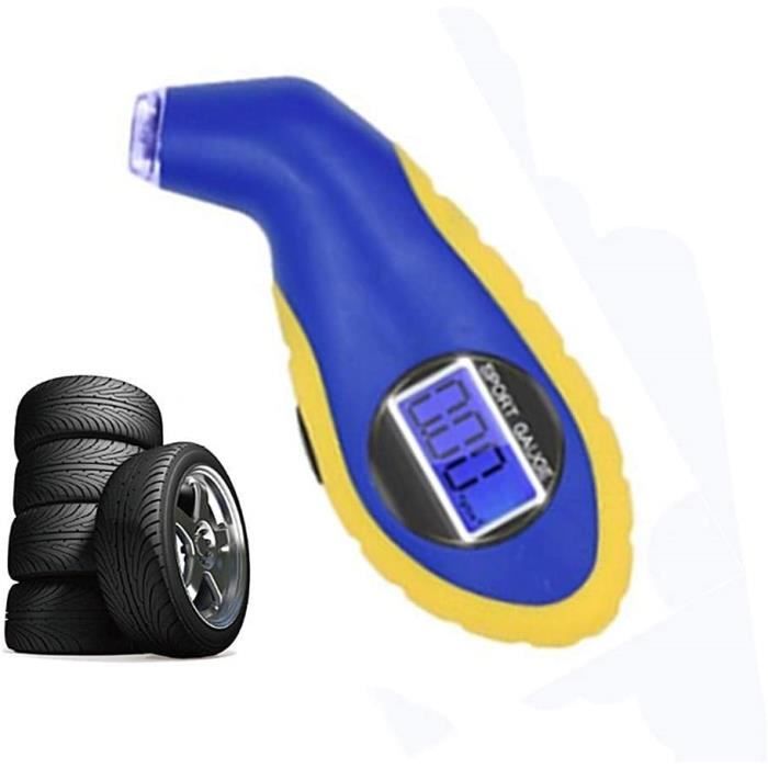 Gonfleur de pneus avec manomètre compresseur, pistolet de gonflage de