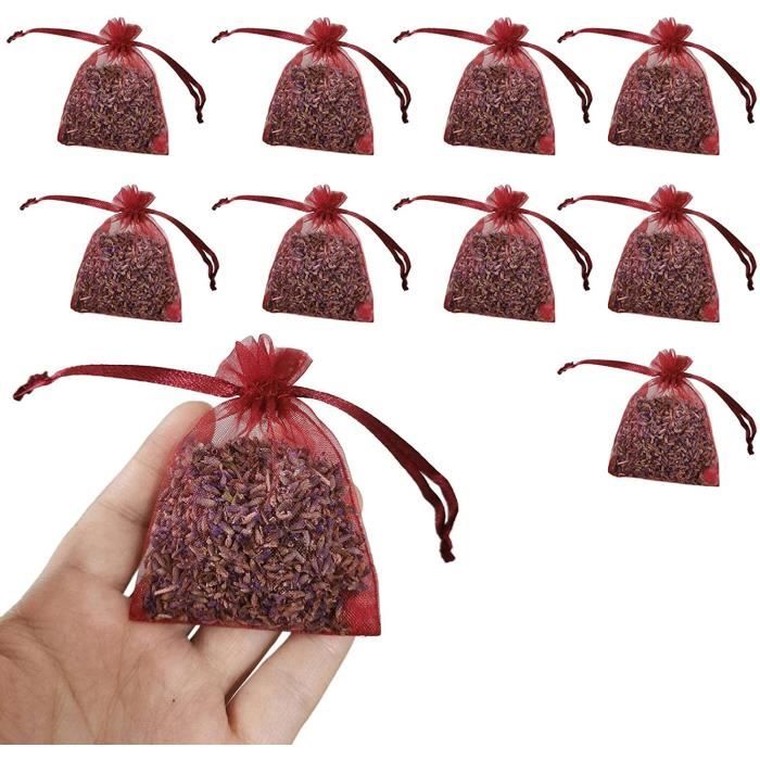Lot de 10 sachets de lavande pour placards et tiroirs [304] Cdiscount