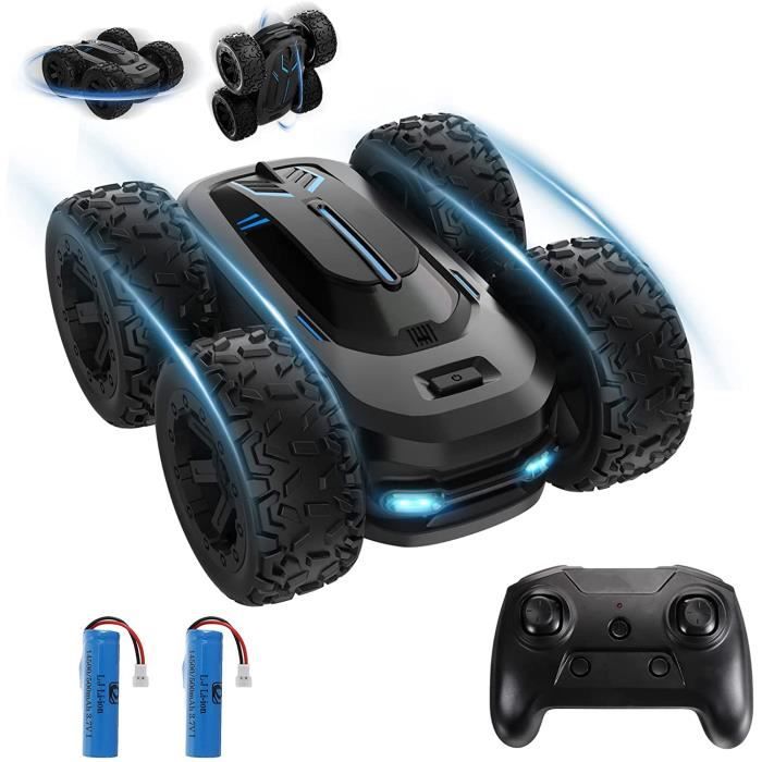 17€03 sur Télécommande cascadeur véhicule tout-terrain 360 degrés  rotation-rechargeable enfants jouet rouge - Voiture télécommandée - Achat &  prix