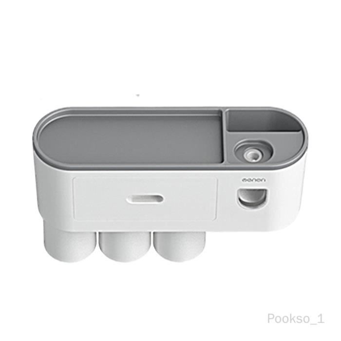 Porte-brosse à Dents Automatique, Distributeur De Dentifrice Par Induction, Noir/blanc, Neuf