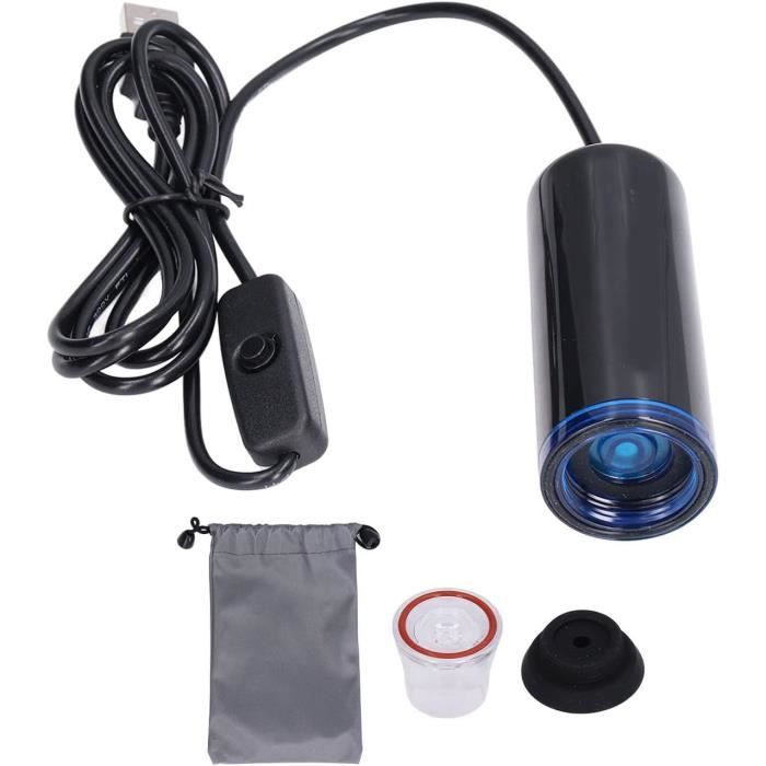 Pompe à Air électrique 3-en-1 Portable - Gonflage/dégonflage/sac Sous Vide + Lampe LED | 2000mAh, 200L/min, Pour Matelas Camping, Bouées