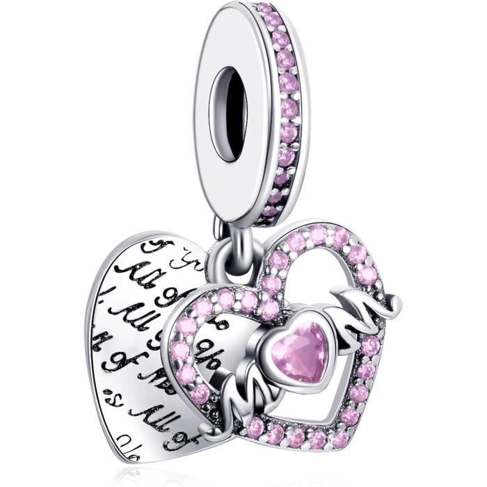 Pendentif Charm Maman Et Fille - Mother Daughter - Bijou Symbolique Neuf Sans Emballage