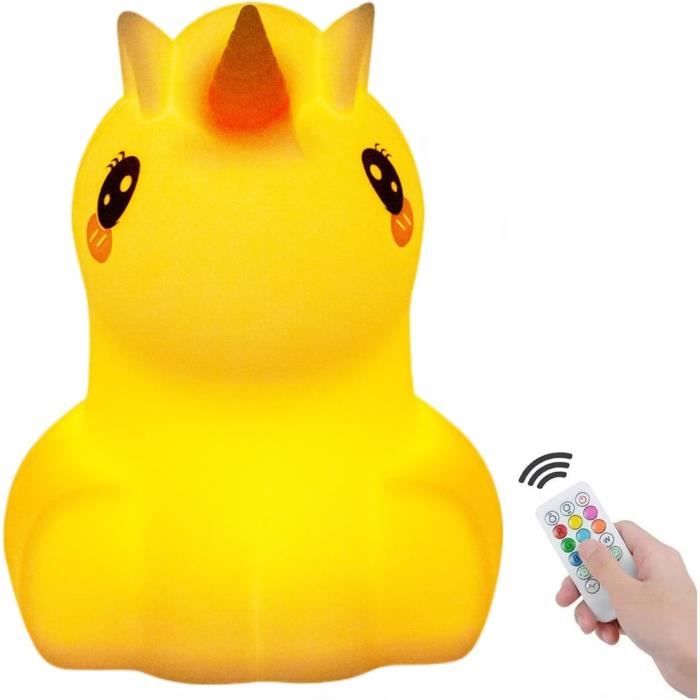 Veilleuse Licorne Jaune