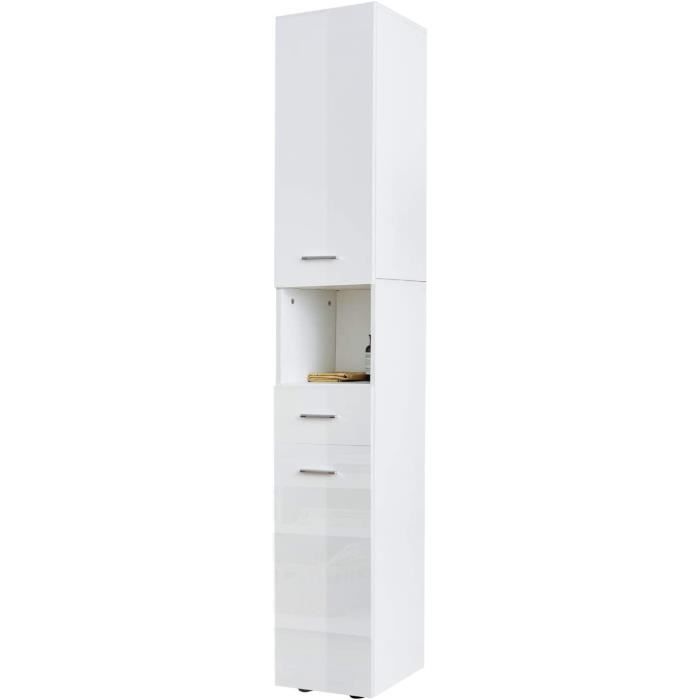 Keep Colonne De Salle De Bain 30x31x185cm Meuble Salle De Bain Rangement Salle De Bain Armoire Toilette Cdiscount Maison