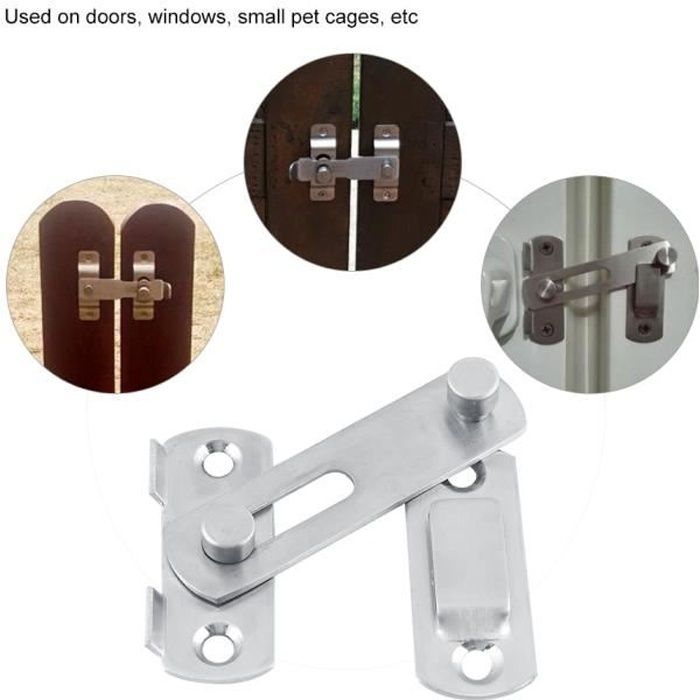 Porte Coulissante De Serrure De Loquet De Verrouillage D Acier