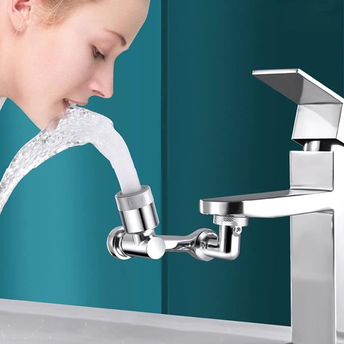 RUR Aérateur De Robinet Aérateur Rotatif 1080° Rallonge De Robinet Mode