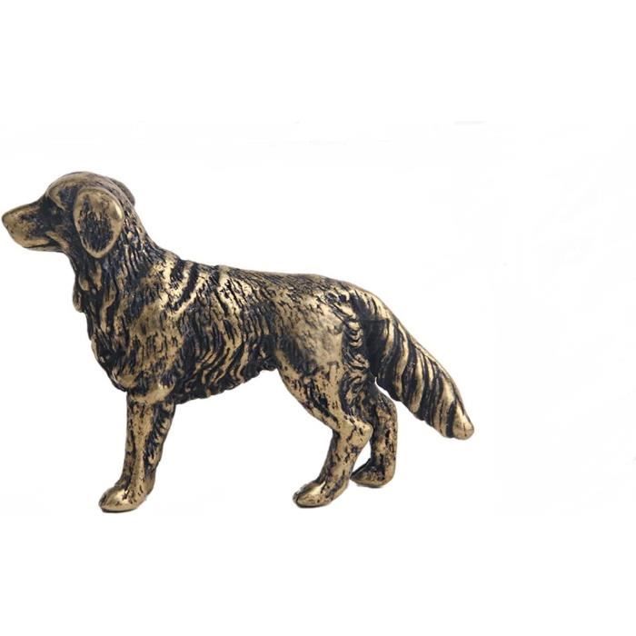 Figurine Animal En Laiton Massif - Style Vintage Rétro - Miniature Déco Ou Cadeau