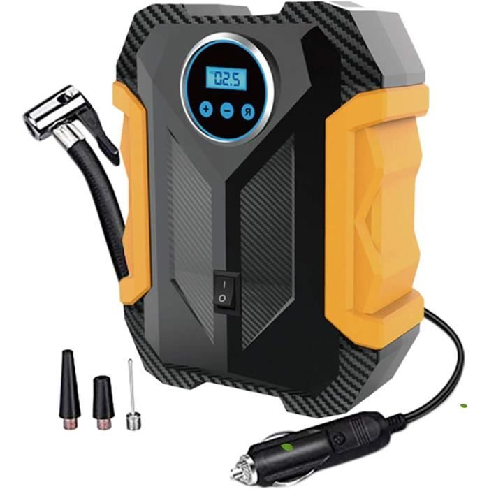 Compresseur D’Air Portable Rechargeable 150 PSI – Gonfleur Sans Fil Numérique Pour Voiture, Moto, Vélo, Ballon, Matelas