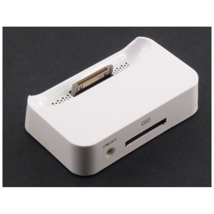 Dock De Chargement Avec Module WiFi/GSM Pour IPhone 4S - Blanc - Neuf Générique