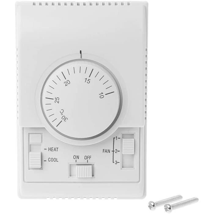 Thermostat Mécanique Rail DIN KTO 011 – Réglable 0-60°C, Pour Armoires Électriques, Ventilateurs Et Chauffage