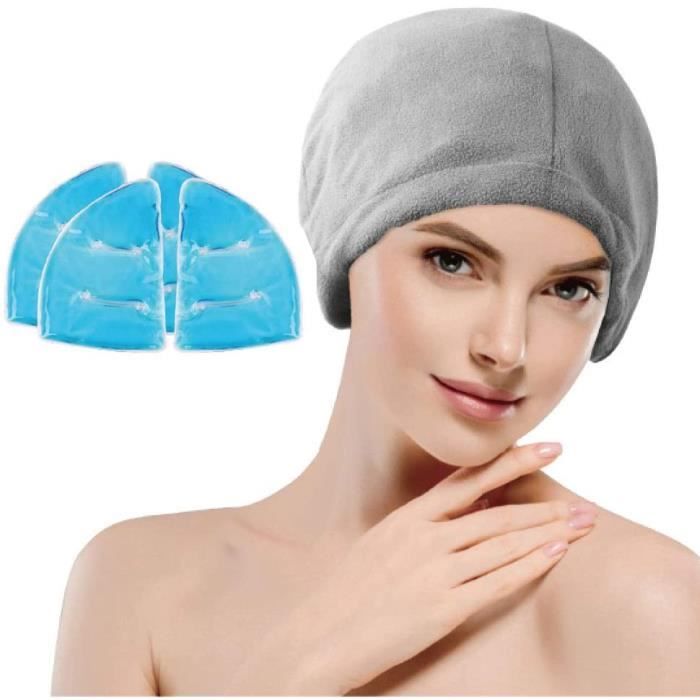 Bonnet Réfrigérant Réutilisable - Compresse Froide Pour Tête, Migraines, Coups De Chaud - Gel Haute Qualité - 1