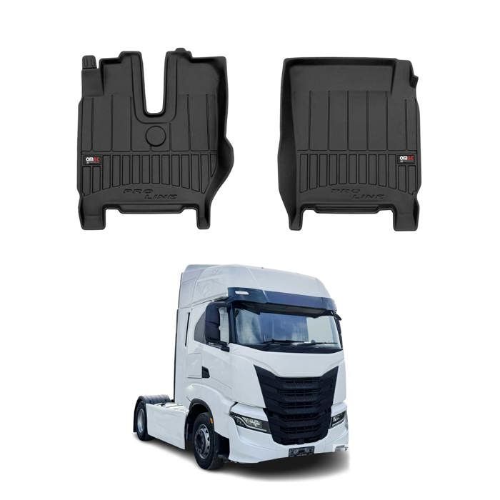 Tapis De Sol Tunnel Noir/rouge Pour Iveco S-WAY 2019-2023 - Neuf