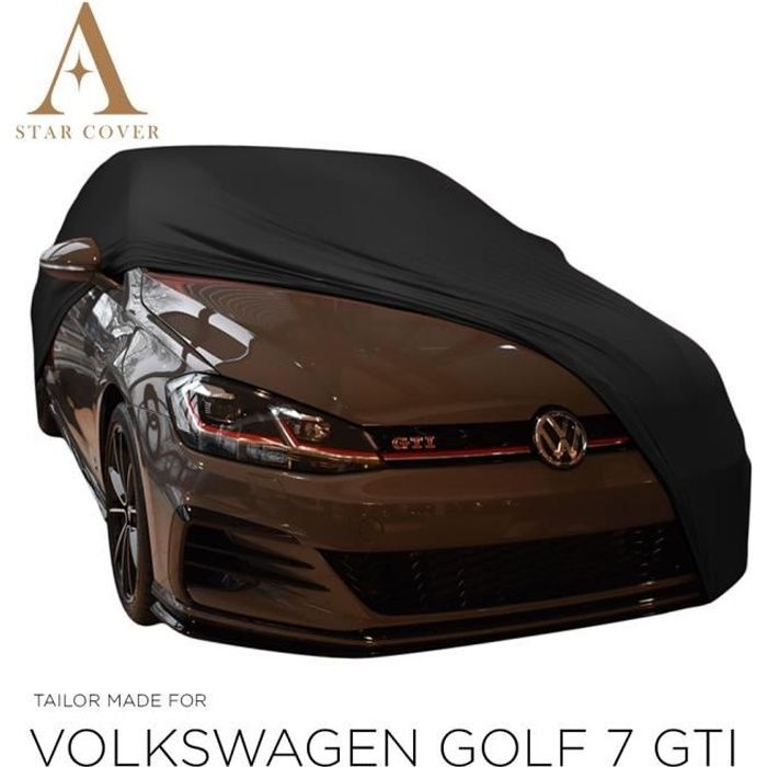 VOLKSWAGEN GOLF 7 GTI BÂCHE DE PROTECTION POUR INTÉRIEUR NOIR NOUVEAUX COUVERTURE DE VOITURE CARCOVER