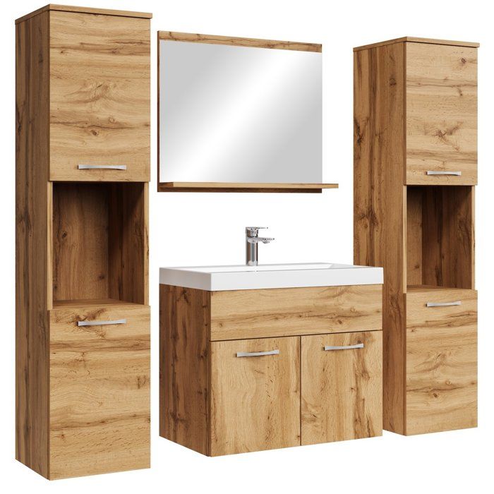 Meuble de salle de bain Montreal XL 60x35 cm Wotan Ensemble salle