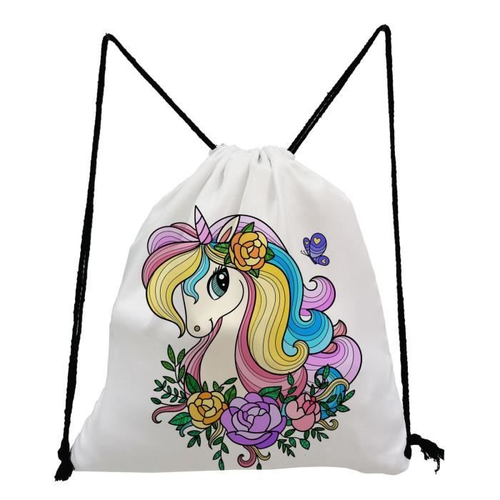 Ensemble tapis de bain toilette licorne | Une Licorne