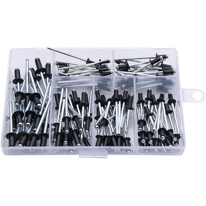Lot De 20 Rivets Aluminium Tête Ronde 5x16mm - Marque Novara Metalli, Neufs