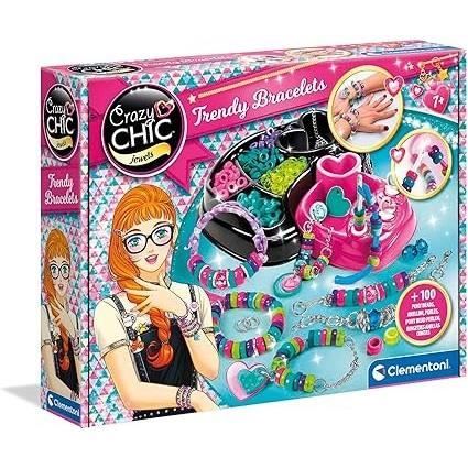 Kit DIY Bracelets Clementoni CLE15180 – 100 Perles Colorées et Accessoires - vue 2