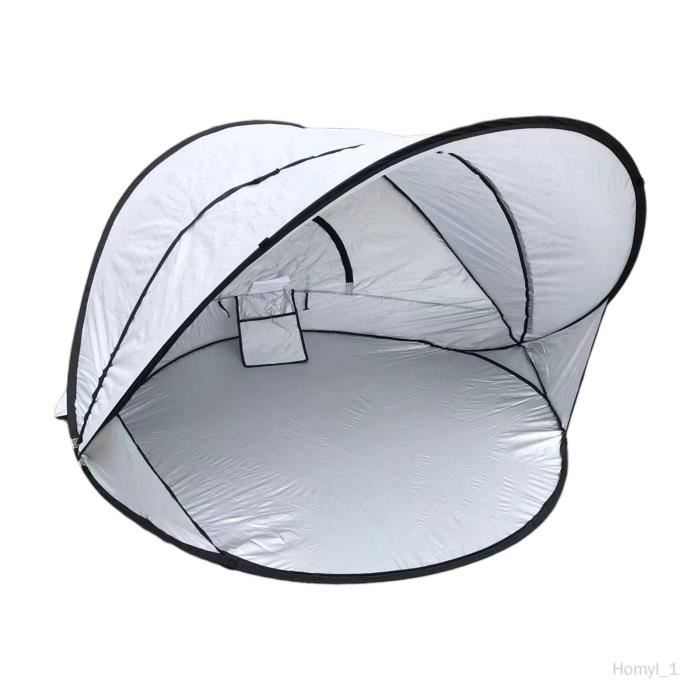 Tente De Plage Vibemo 10x10 Ft UPF50+ - Abri Camping Avec 4 Sacs à Sable